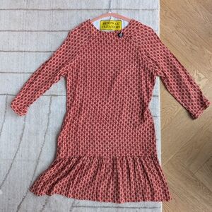 AKA New York Red Geometric Woman's Dress